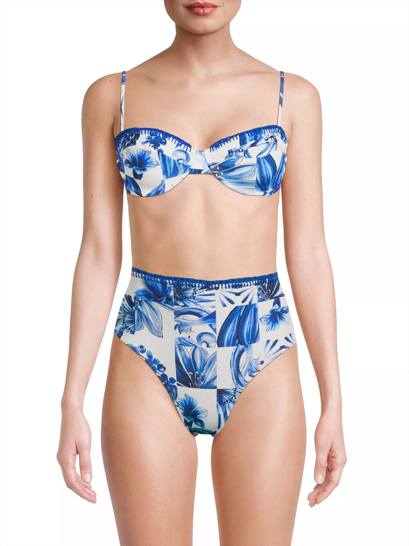 Garden Tiles Bikini Bottom-Swimwear-Uniquities