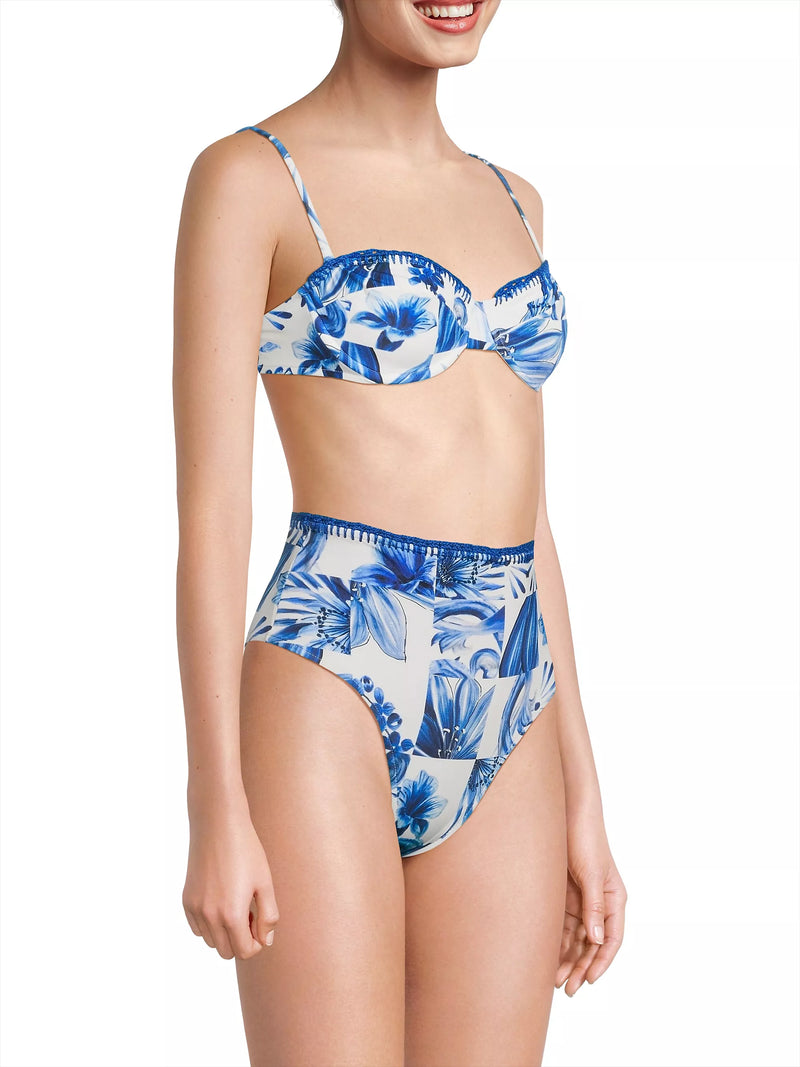 Garden Tiles Bikini Bottom-Swimwear-Uniquities