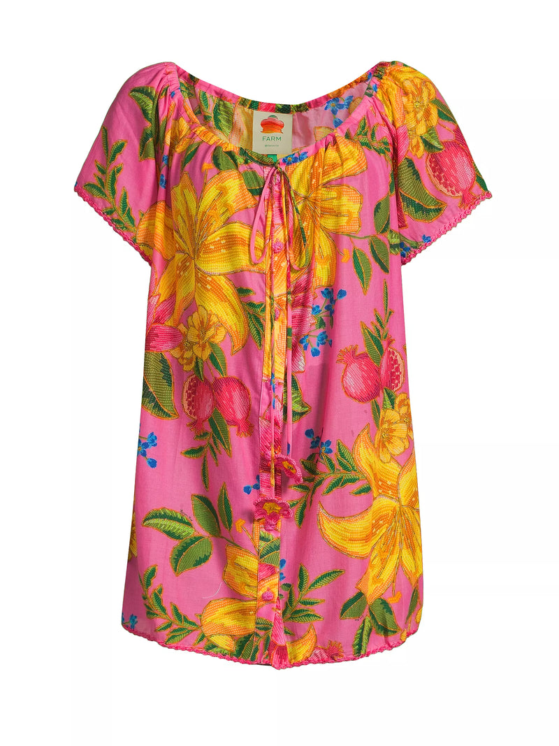 Summer Fruit Mini Dress-Dresses-Uniquities