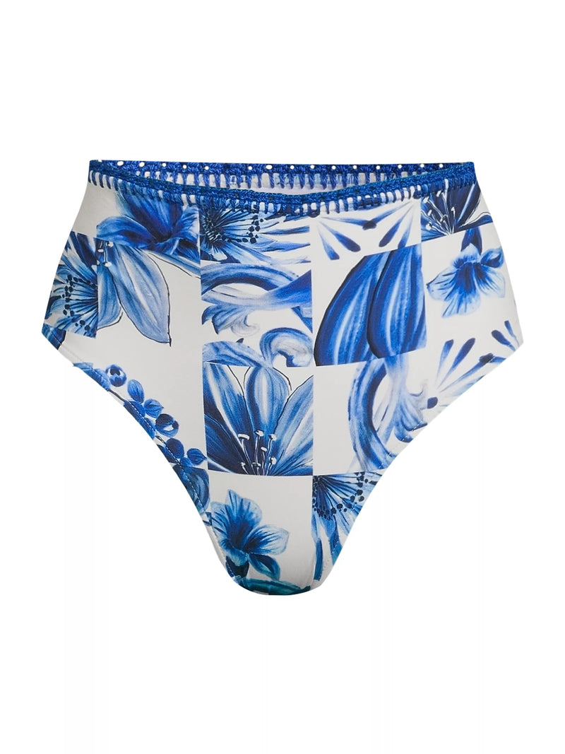 Garden Tiles Bikini Bottom-Swimwear-Uniquities