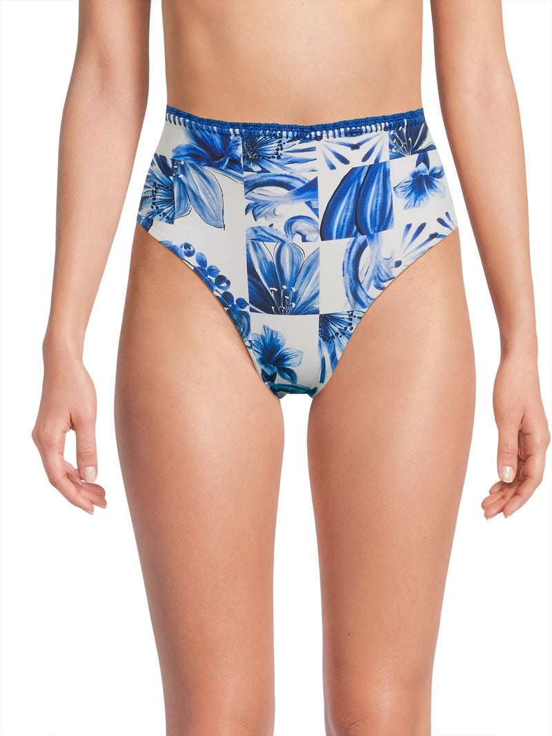 Garden Tiles Bikini Bottom-Swimwear-Uniquities