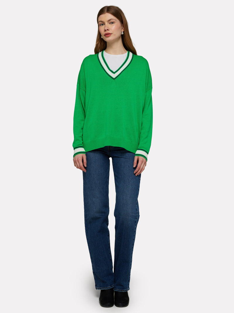 Daphne V Neck Sweater-Sweaters-Uniquities