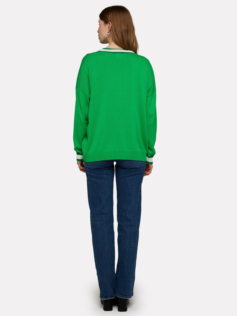 Daphne V Neck Sweater-Sweaters-Uniquities