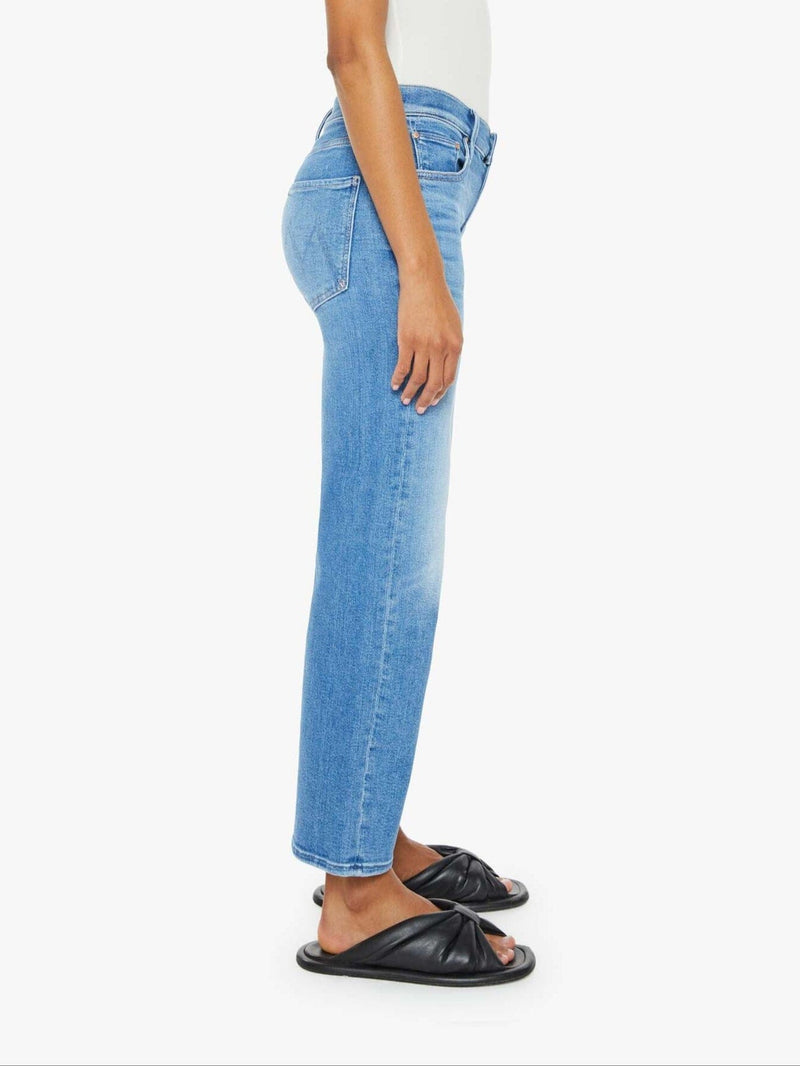 The Mid Rise Rambler Zip Ankle Jeans-Denim-Uniquities