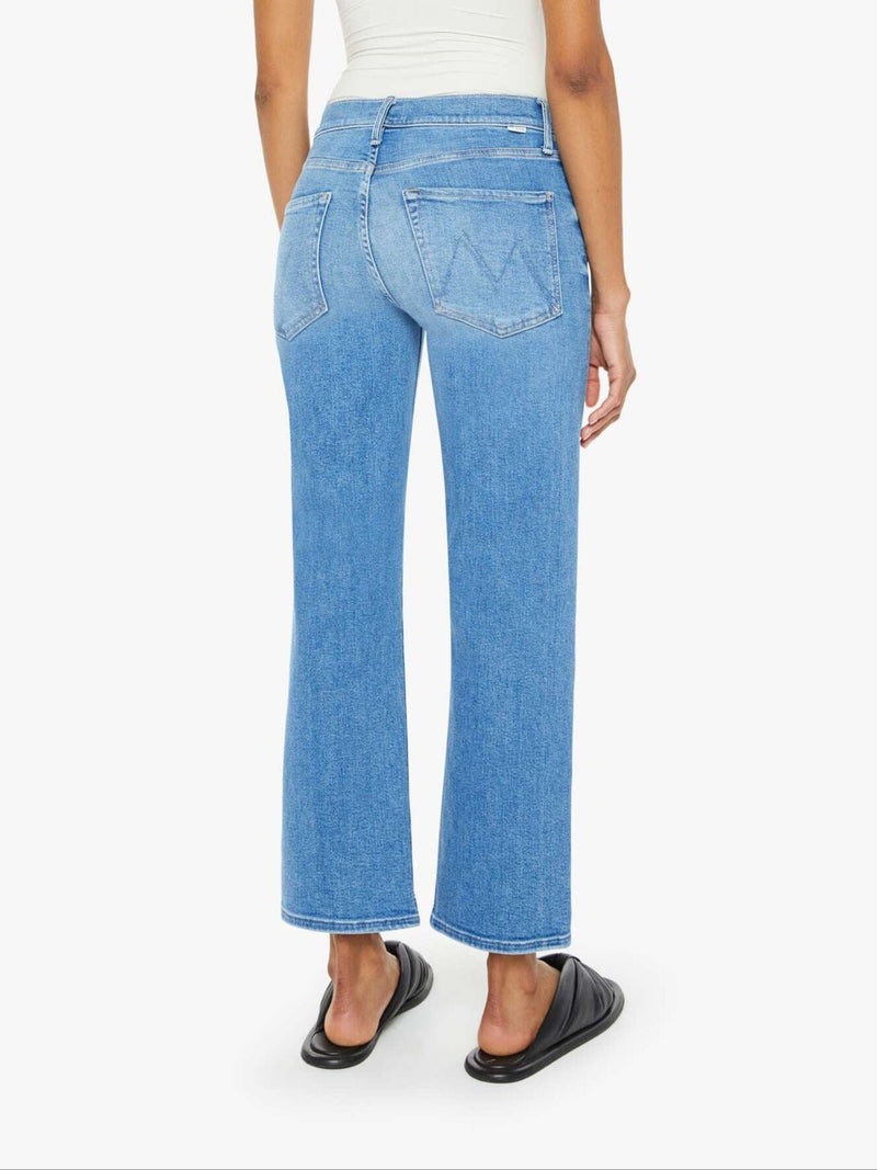 The Mid Rise Rambler Zip Ankle Jeans-Denim-Uniquities