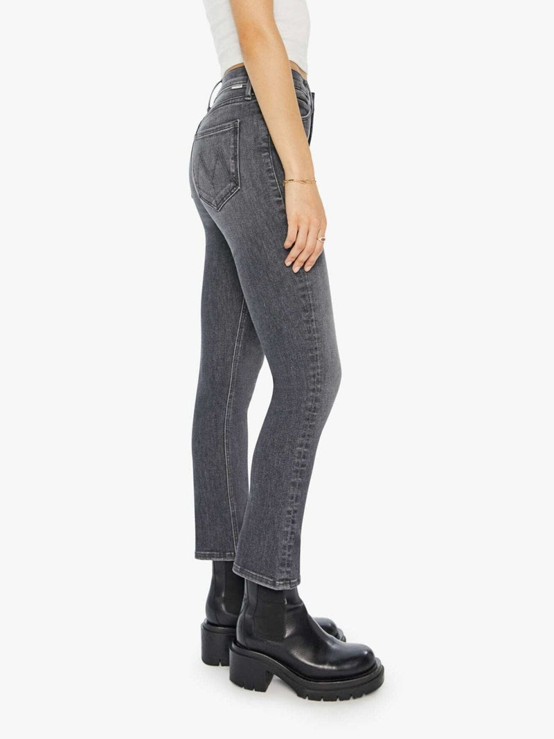 The Pixie Mid Rise Dazzler Ankle Jeans in Up In Smoke-Denim-Uniquities