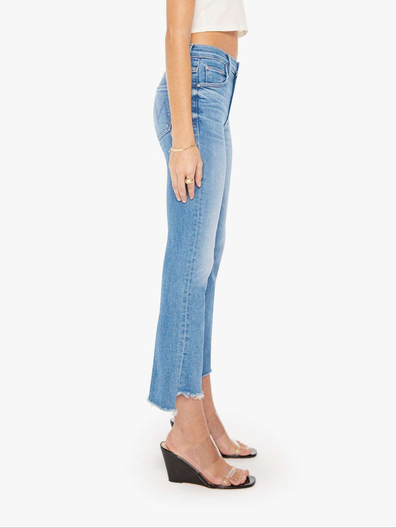 The Insider Crop Step Fray Jeans-Denim-Uniquities