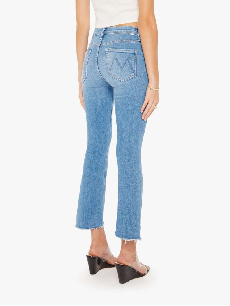 The Insider Crop Step Fray Jeans-Denim-Uniquities