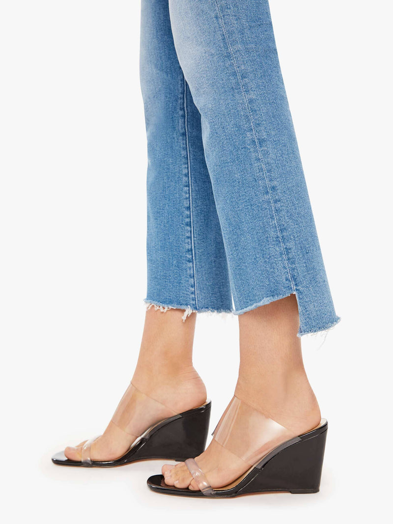 The Insider Crop Step Fray Jeans-Denim-Uniquities