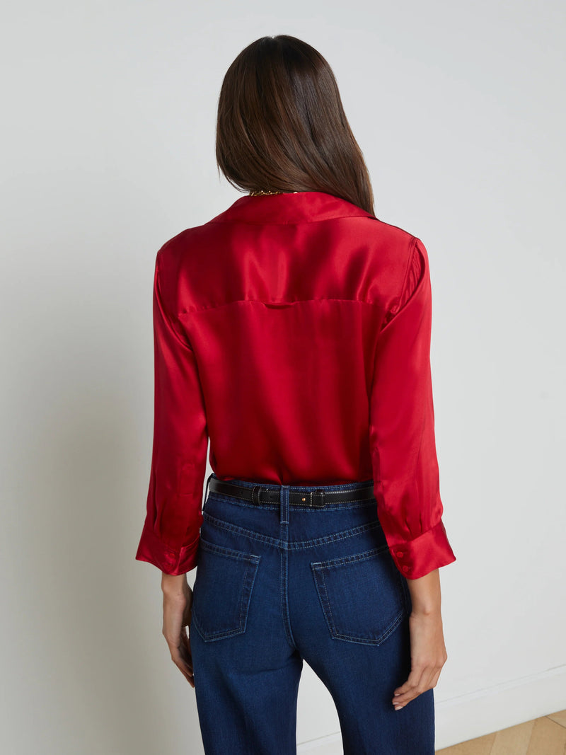 Dani 3/4 Sleeve Blouse-Tops/Blouses-Uniquities