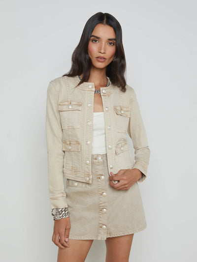 Yari Collarless Jacket-Jackets-Uniquities