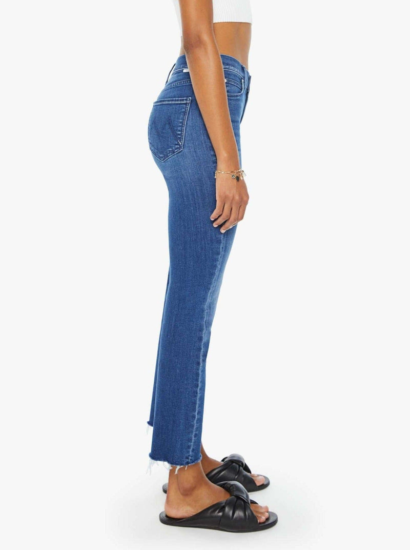 The Mid Rise Dazzler Ankle Fray Jeans in Nothing Between Us-Denim-Uniquities