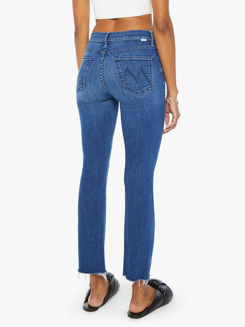 The Mid Rise Dazzler Ankle Fray Jeans in Nothing Between Us-Denim-Uniquities