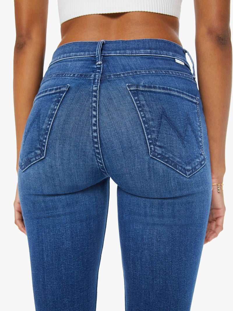 The Mid Rise Dazzler Ankle Fray Jeans in Nothing Between Us-Denim-Uniquities