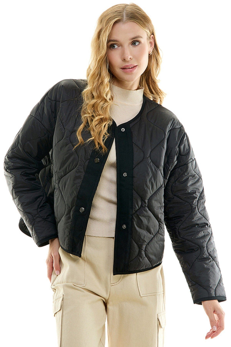 Mabel Quilted Jacket-Jackets-Uniquities