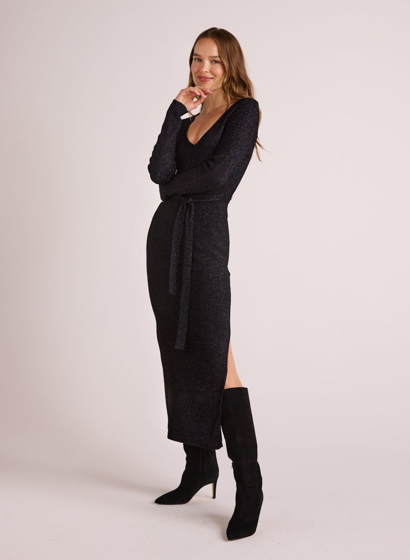 Long Sleeve Maxi Sweater Dress-Dresses-Uniquities