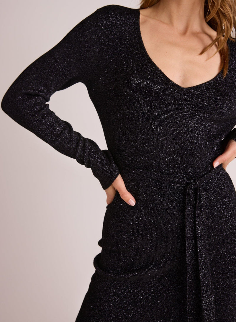 Long Sleeve Maxi Sweater Dress-Dresses-Uniquities