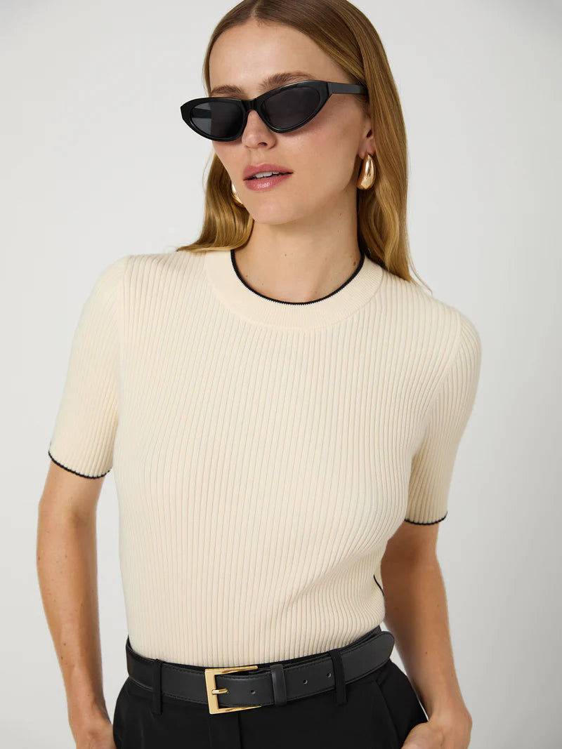 Mozza Short Sleeve Jumper-Sweaters-Uniquities