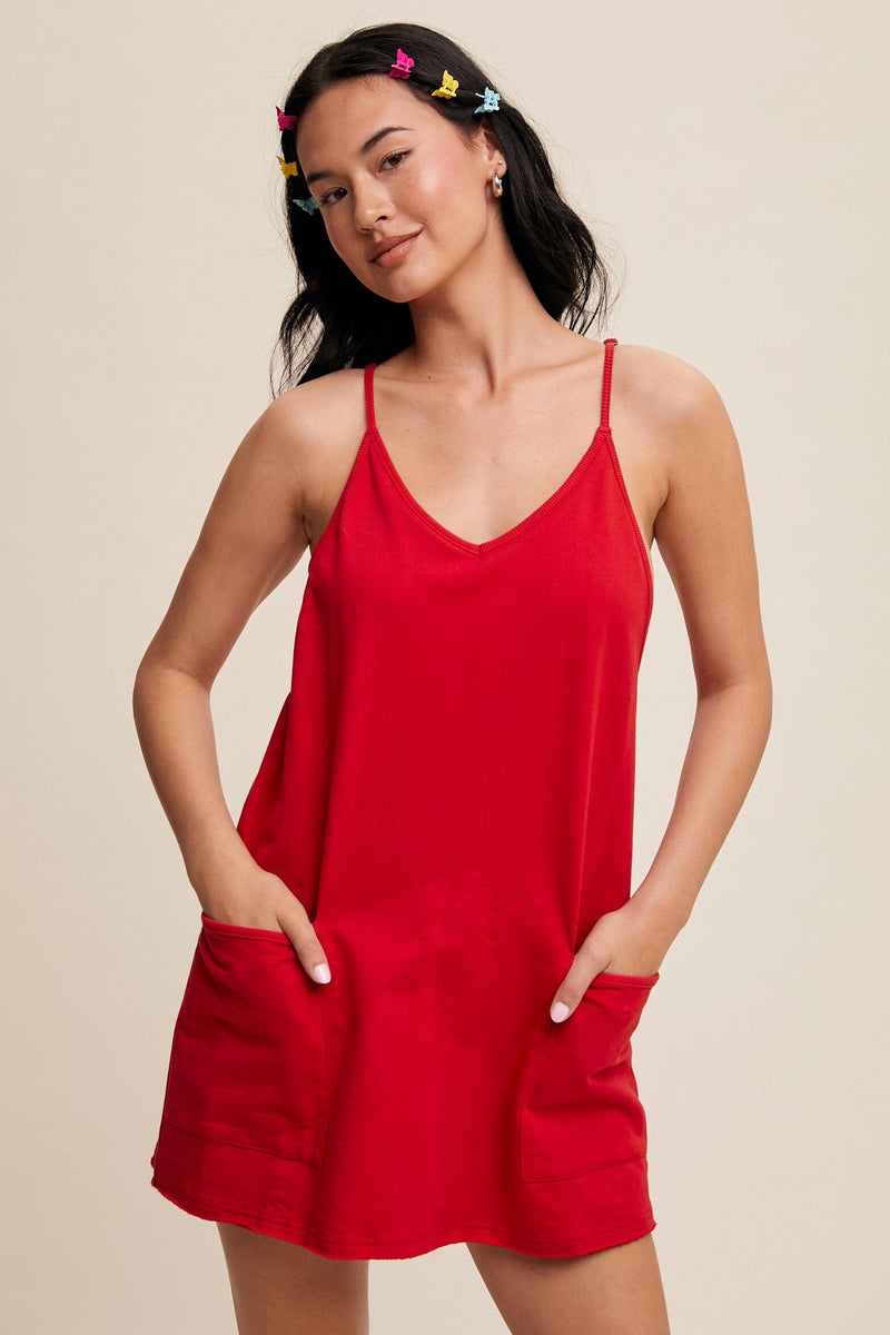 Aria Sporty Romper Dress-Dresses-Uniquities