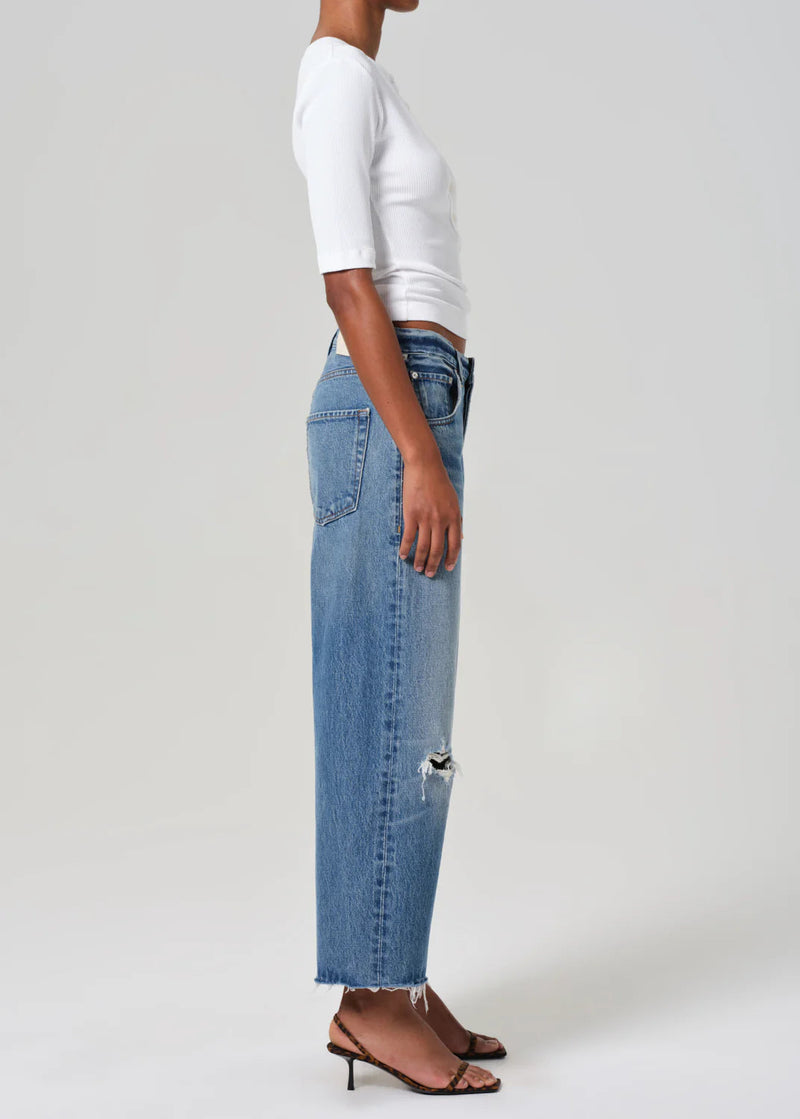 Ayla Raw Hem Crop In Solano Denim Citizens Of Hum 