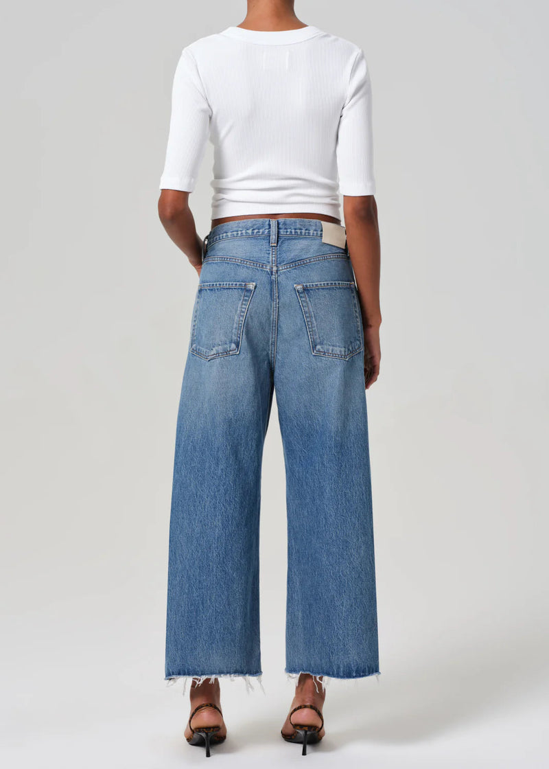 Ayla Raw Hem Crop In Solano Denim Citizens Of Hum 