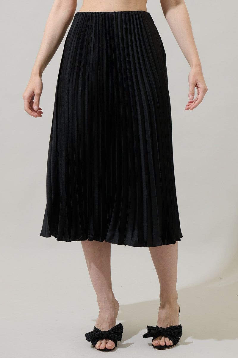 Layla Pleated Skirt-Bottoms-Uniquities