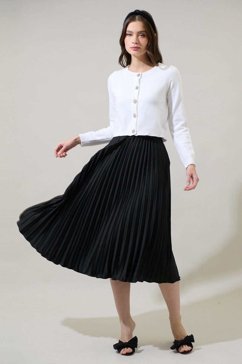 Layla Pleated Skirt-Bottoms-Uniquities