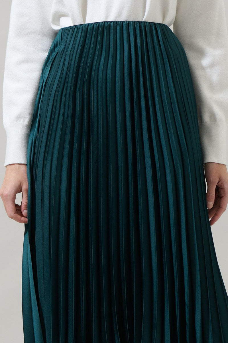 Layla Pleated Skirt-Bottoms-Uniquities