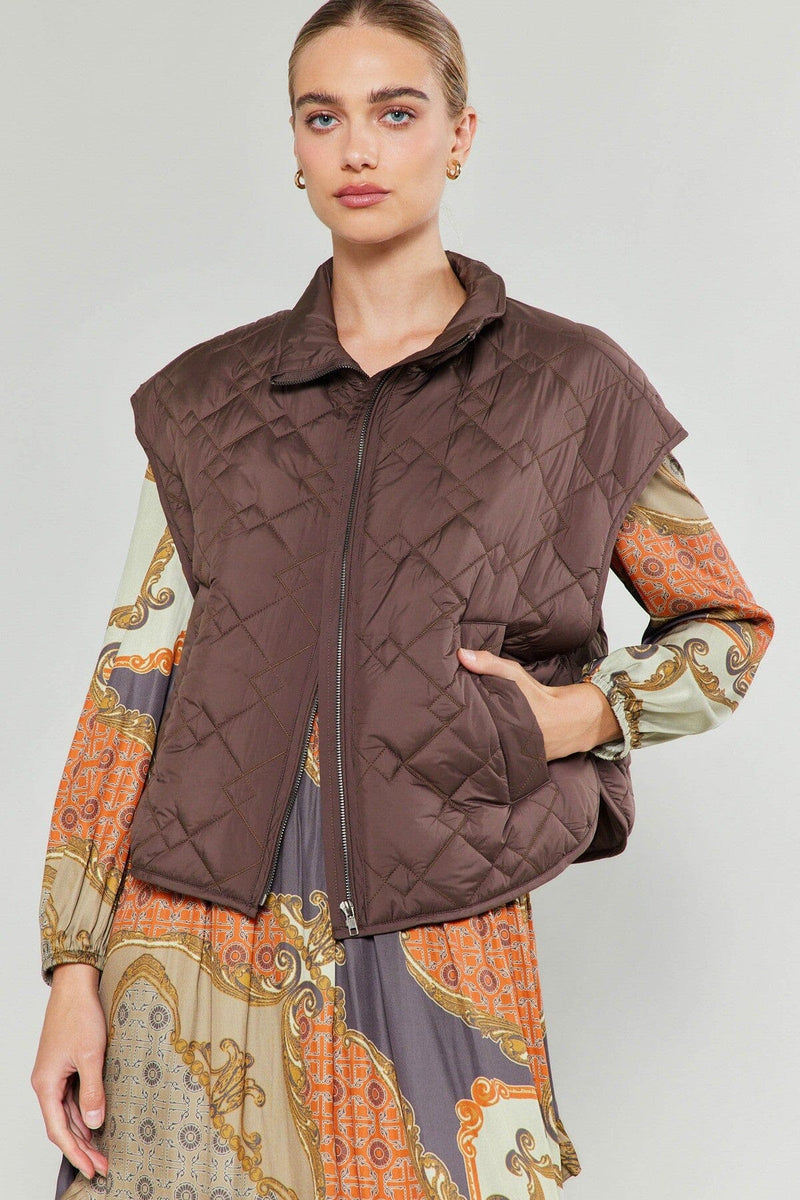 Quilted Margo Vest-Jackets-Uniquities