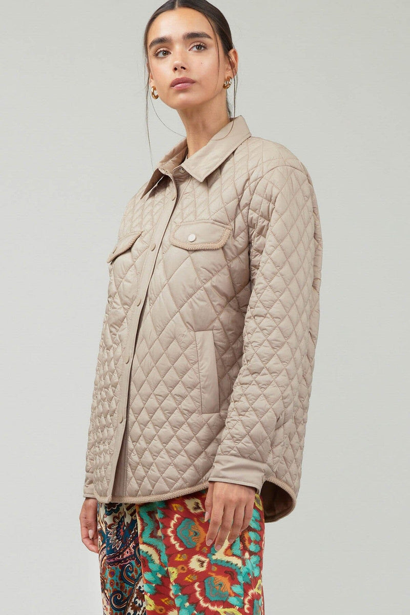 Quilted Emerson Jacket-Jackets-Uniquities