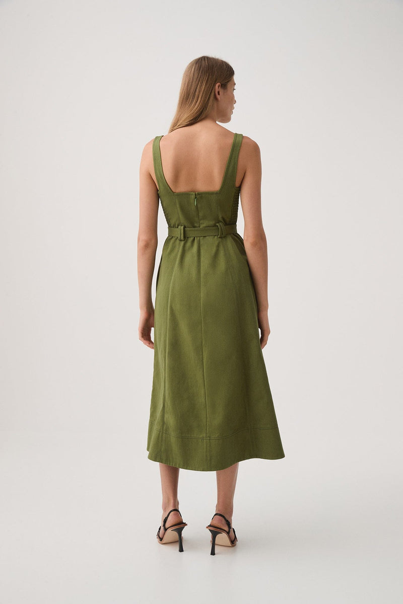 Axle Utility Midi Dress-Dresses-Uniquities