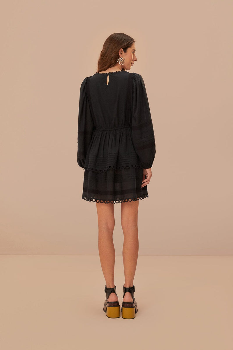 Long Sleeve Mini Dress-Dresses-Uniquities