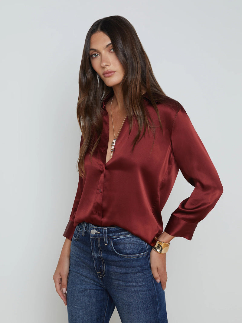 Dani 3/4 Sleeve Blouse-Tops/Blouses-Uniquities