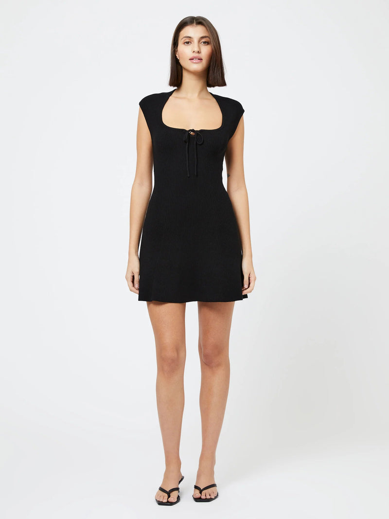 Cosysoft Flared Mini Dress-Dresses-Uniquities