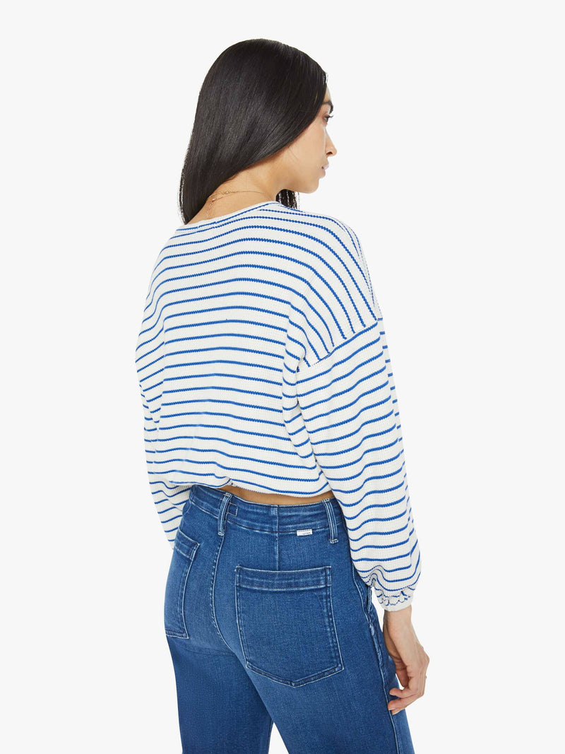 The Long Sleeve Swipe Crop-Tee Shirts-Uniquities