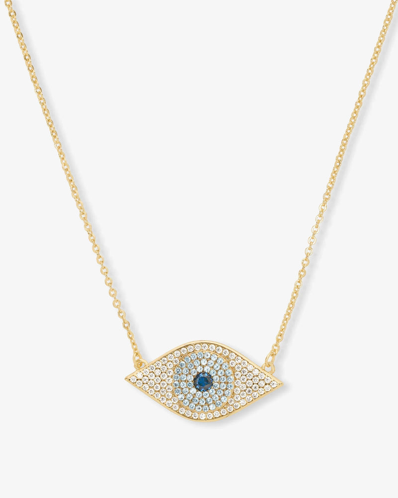 Blue Evil Eye Necklace-Jewelry-Uniquities