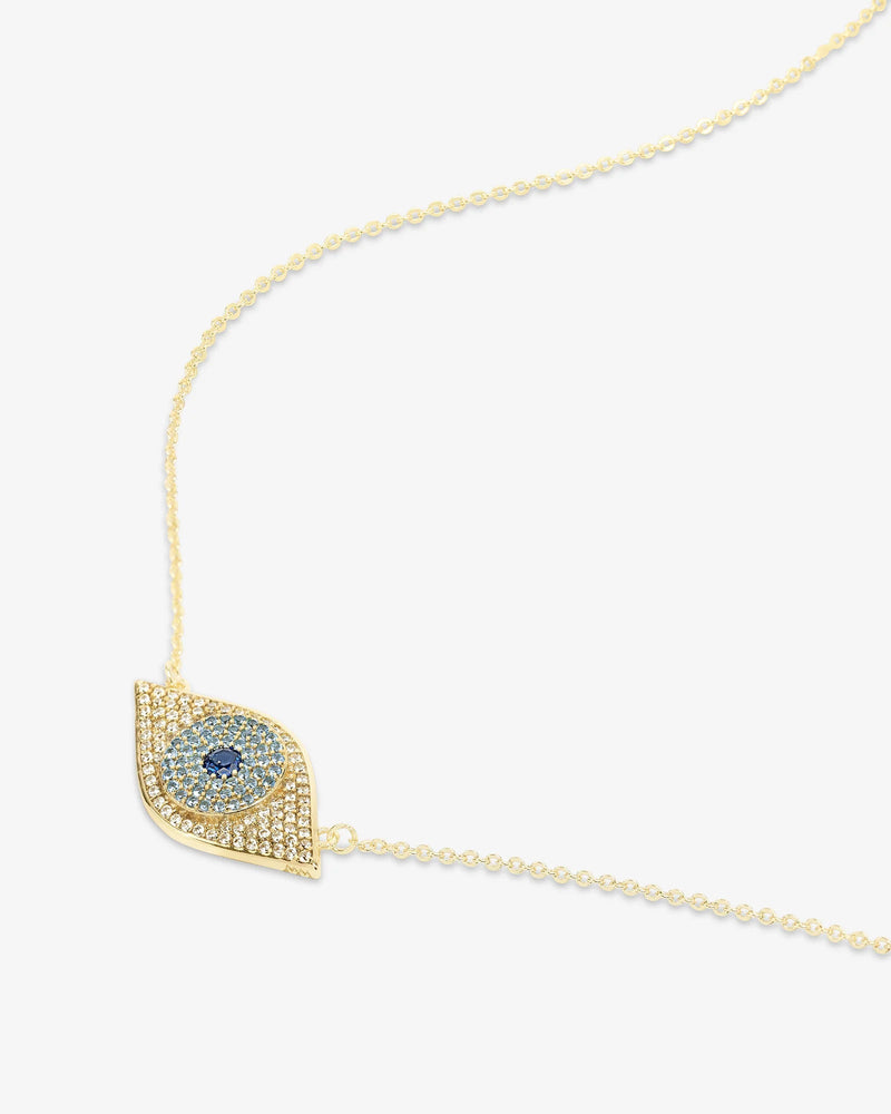 Blue Evil Eye Necklace-Jewelry-Uniquities