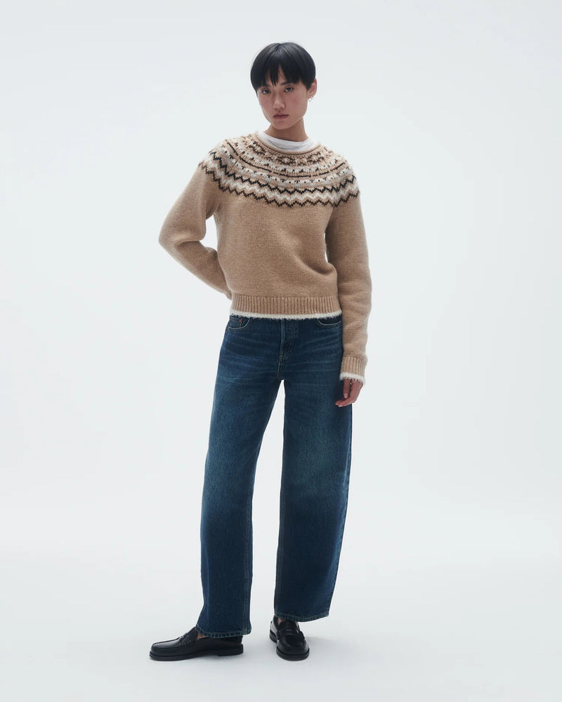 Chalet Crew In Cashmere Blend-Sweaters-Uniquities