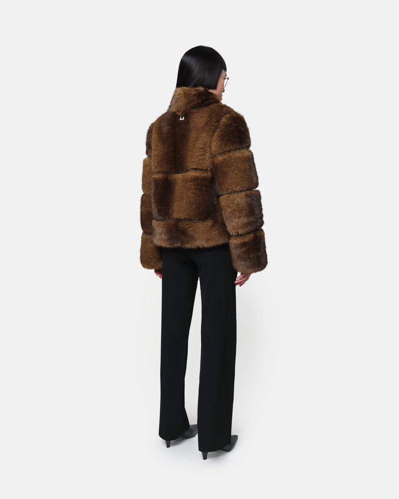 Sai Mink Short Coat-Jackets-Uniquities