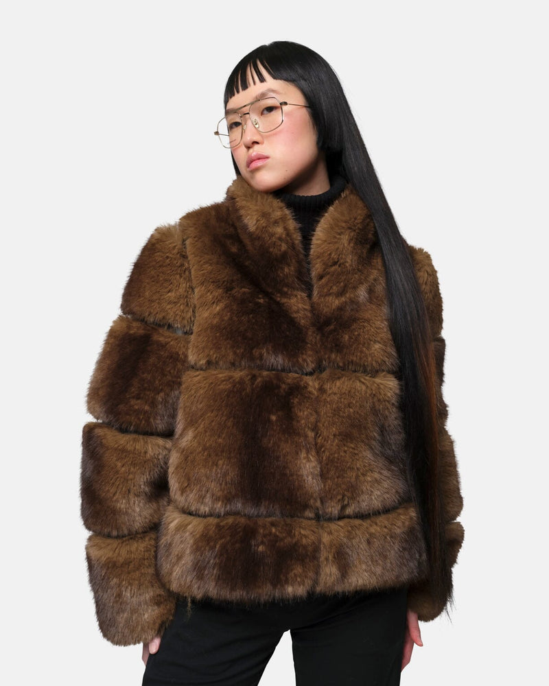 Sai Mink Short Coat-Jackets-Uniquities