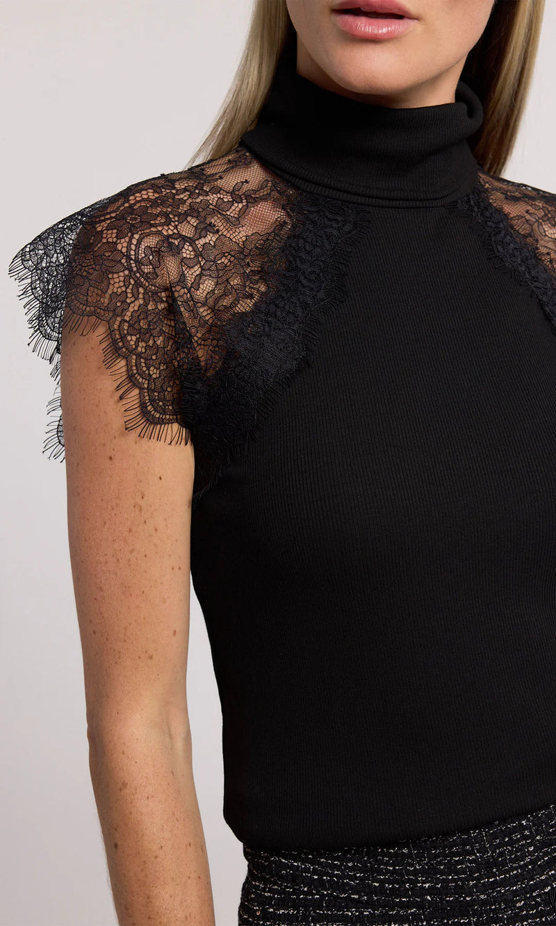 Jessenia Lace Combo Top-Tops/Blouses-Uniquities