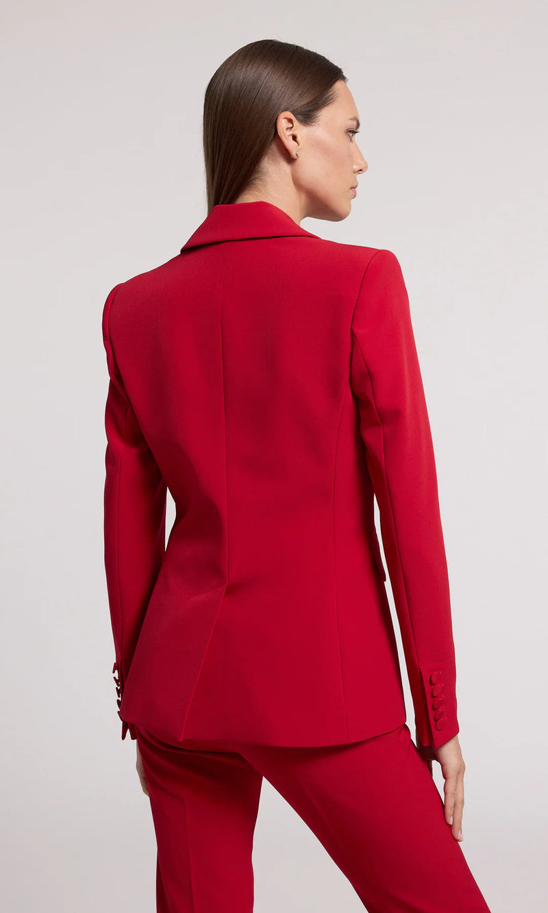 Aimee Crepe Blazer-Jackets-Uniquities