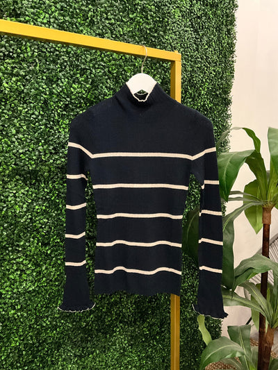 Breton Striped Mock-Sweaters-Uniquities