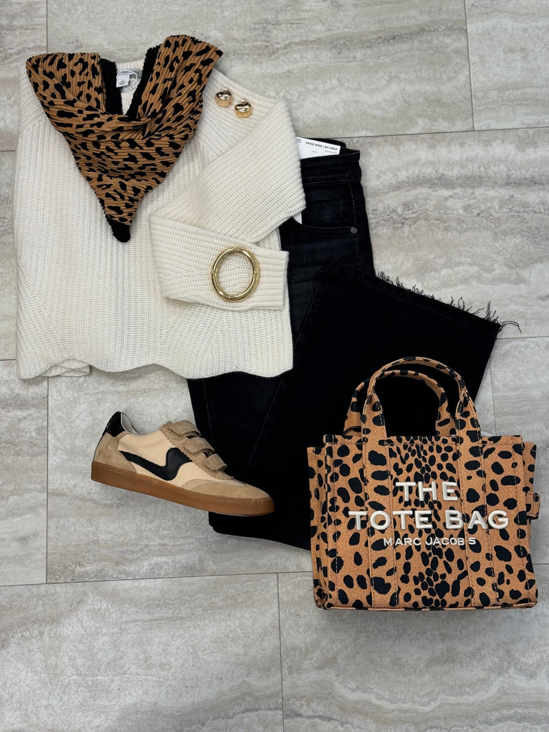 The Small Cheetah Canvas Tote-Accessories-Uniquities