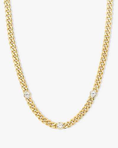 Julian Cuban Chain Necklace 16"-Jewelry-Uniquities