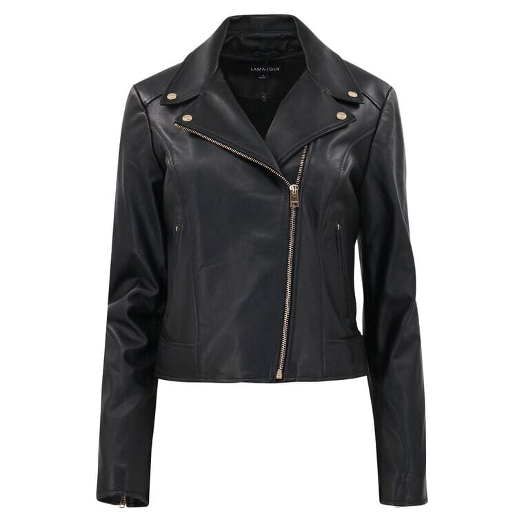 Kelsey Leather Jacket-Jackets-Uniquities