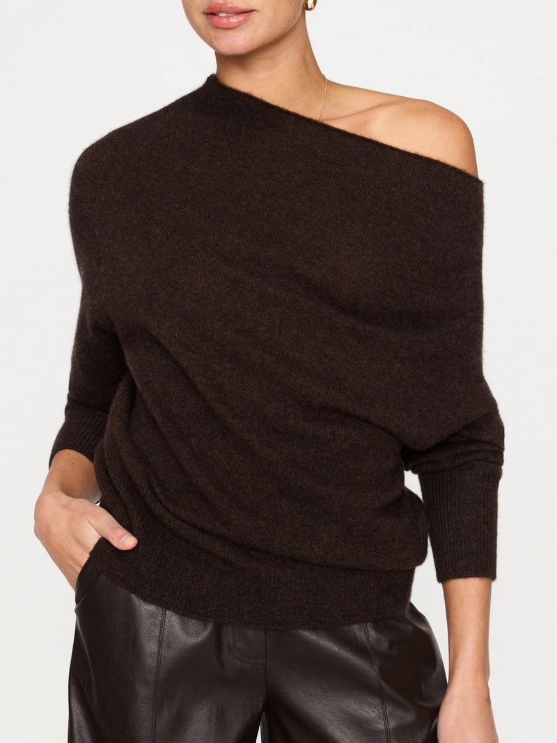 Lori Off Shoulder Top-Sweaters-Uniquities