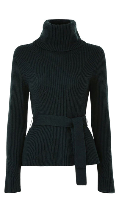 Illustration Peplum Sweater-Sweaters-Uniquities