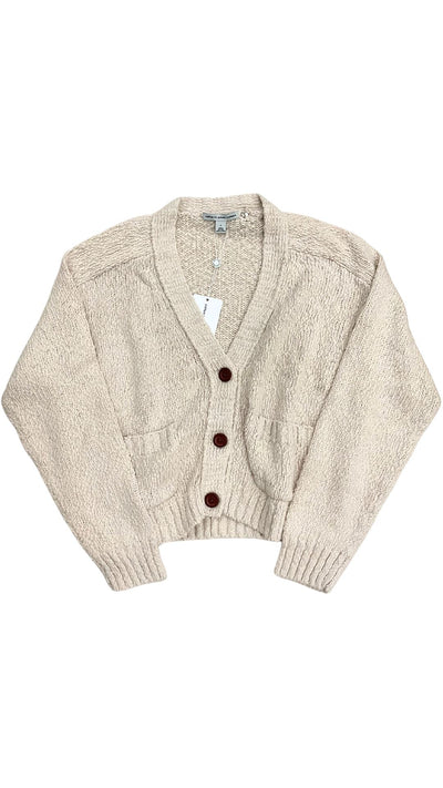 Cropped V Neck Cardi With Pockets-Sweaters-Uniquities