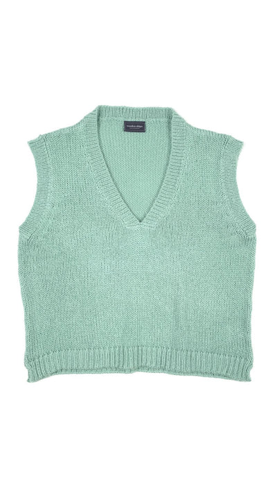 Chunky V Vest Sweater-Sweaters-Uniquities